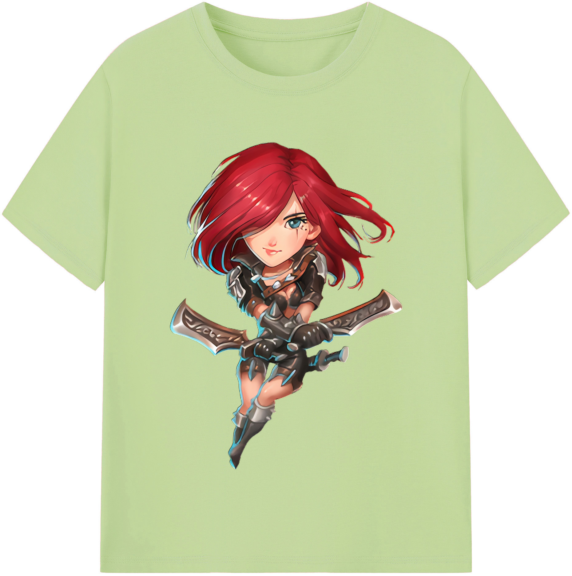 リーグ・オブ・レジェンド League of Legends LOL 綿100％半袖Tシャツ（フロントプリント）